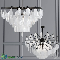 Arteriors Tiffany Chandelier Pendant light 3D Models 