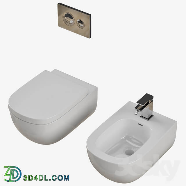 Laufen PALOMBA bidet toilet Part 1