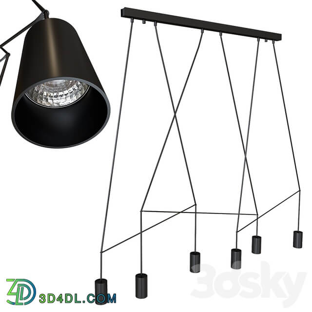 Nowodvorski IMBRIA BLACK 9675 Pendant light 3D Models