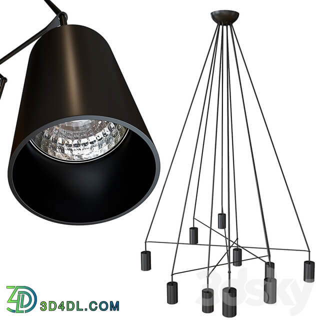 Nowodvorski IMBRIA BLACK 9680 Pendant light 3D Models