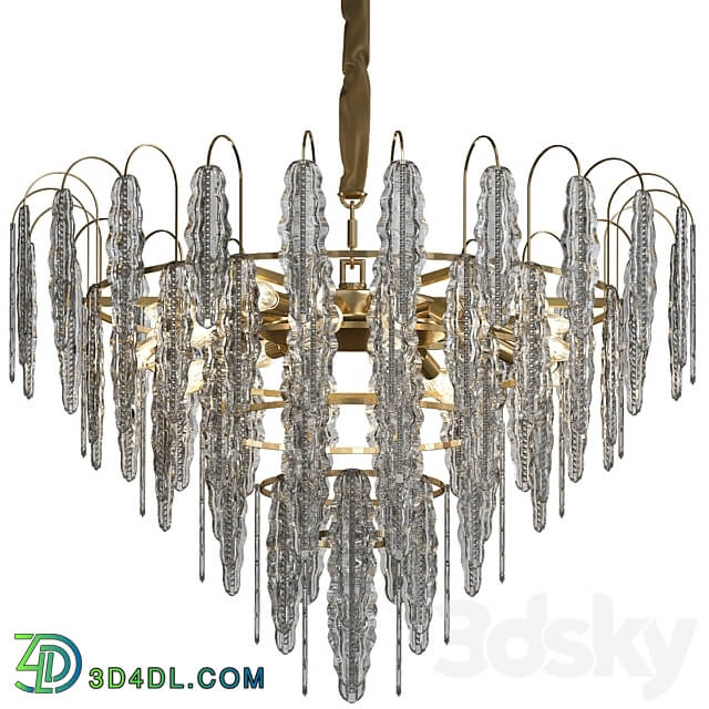 Chandelier by CANDELA 14 Pendant light 3D Models