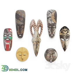 Other decorative objects Wooden african mask 