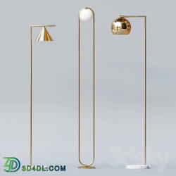 Loft Concept Floor Lamps set 