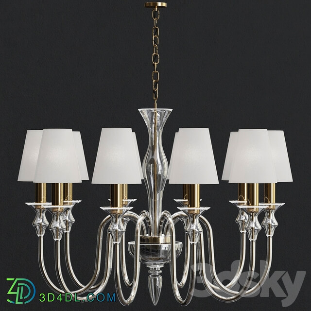 Murano chandelier Pendant light 3D Models