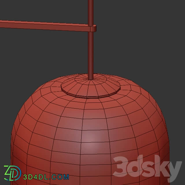 Moni pendant triple Pendant light 3D Models