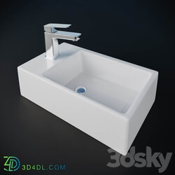 Ideal Stadart STRADA asymmetric washbasin 