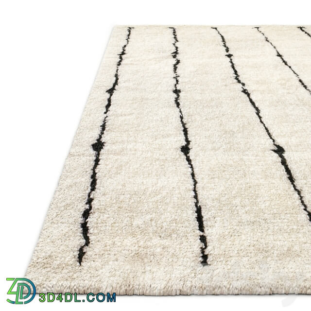 Corsivo Hand Knotted Wool Rug RH