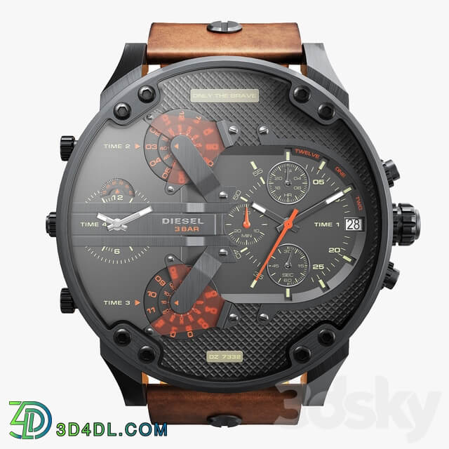 Watches Clocks Diesel mr. daddy dz 7332