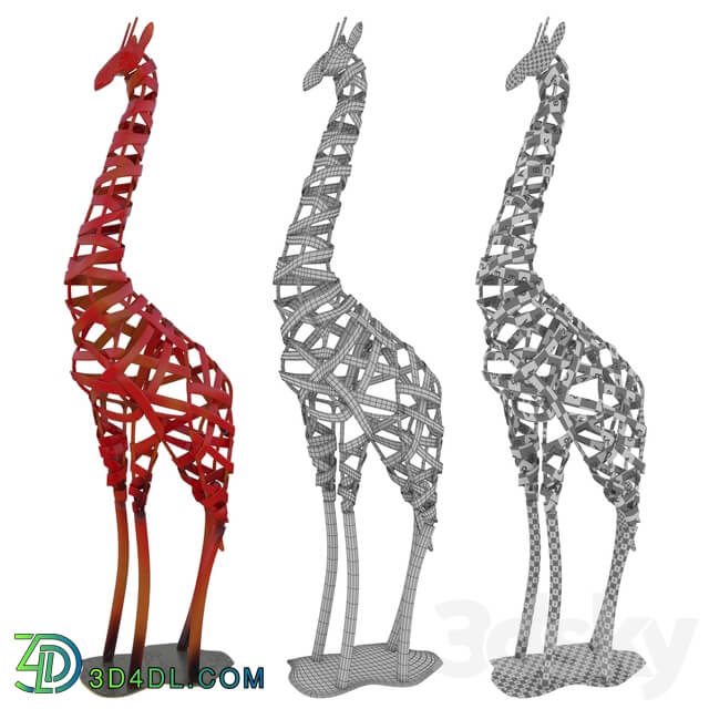 Decorative figurine giraffe