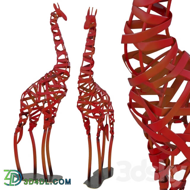 Decorative figurine giraffe
