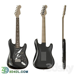 Fender Deluxe Strat RW BLK 