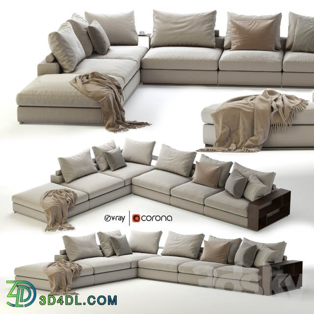 Flexform Groundpiece Sectional Sofa