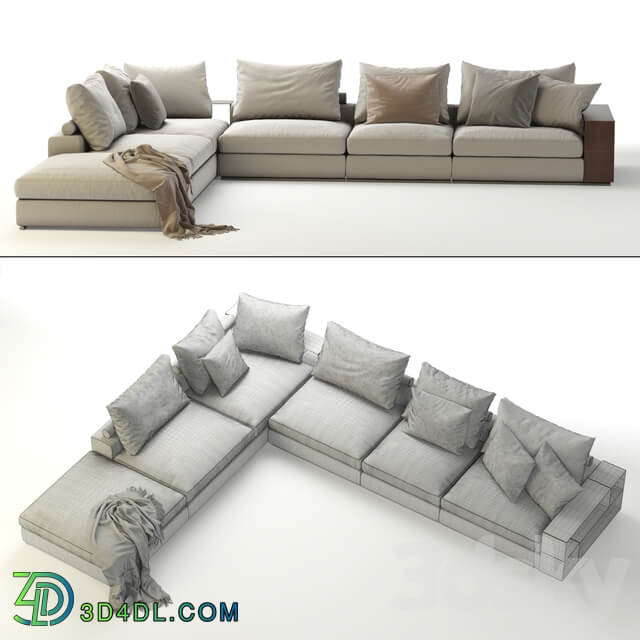 Flexform Groundpiece Sectional Sofa