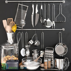 Accessories and kitchen utensils 7 3D Models 