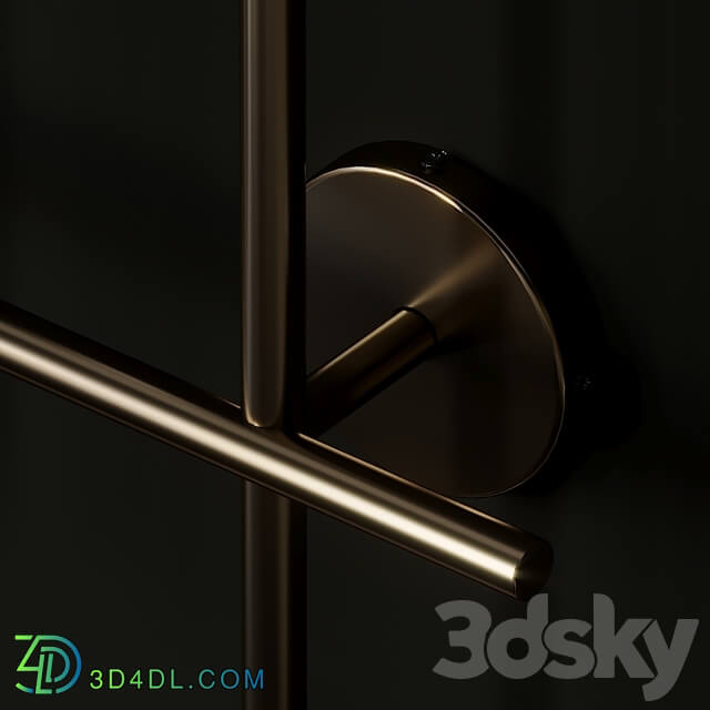 Kitami wall Sconce by GINEICO Lighting 3D Models