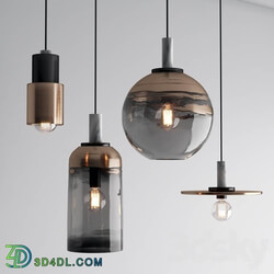 HAUSI LightBrass Pendant light 3D Models 