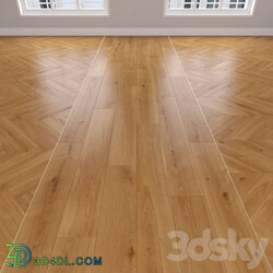 Wood Parquet Oak caramel 3 types herringbone linear chevron. 