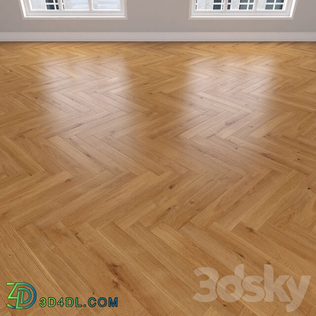 Wood Parquet Oak caramel 3 types herringbone linear chevron.