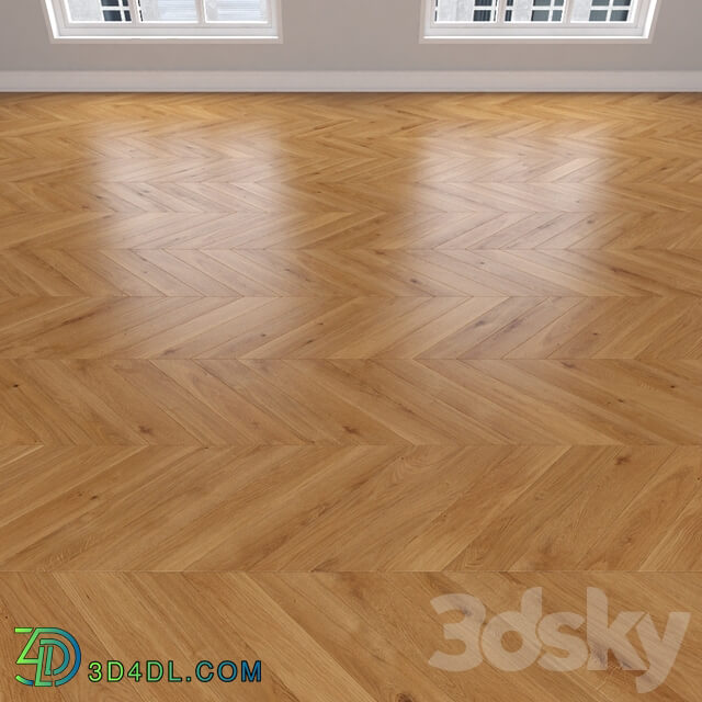 Wood Parquet Oak caramel 3 types herringbone linear chevron.