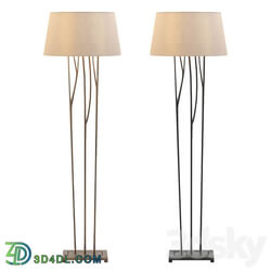 Aspen Floor Lamp with Natural Paper Shade 