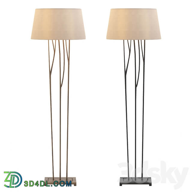 Aspen Floor Lamp with Natural Paper Shade