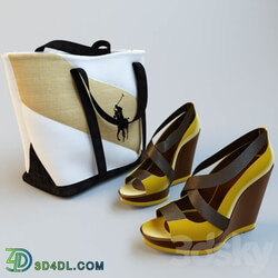 RL bag and shoes Footwear 3D Models 