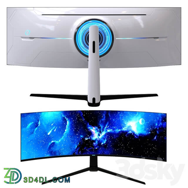 PC other electronics samsung odyssey G9 curved gaming display monitor wide screen