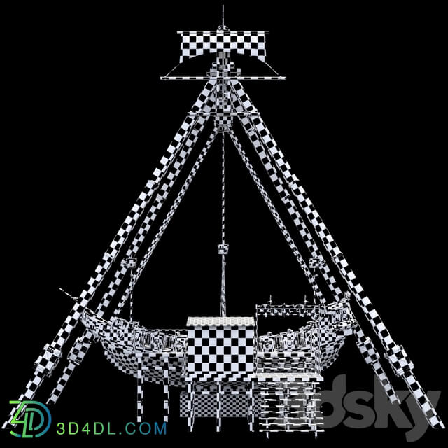 Attraction Pirate ship Other 3D Models