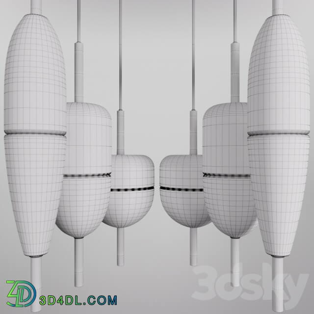 Odeon Light Larus Dune Pamfa Pendant light 3D Models