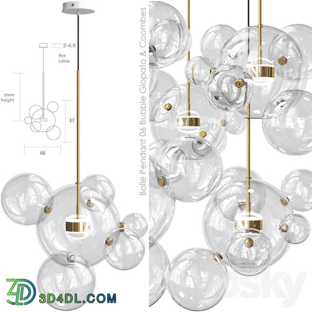 Pendant light Bolle Pendant 06 Bubble