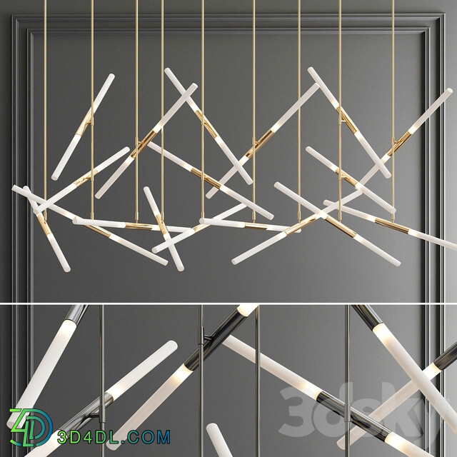 Pendant light Multi LED Tube Pendant Big