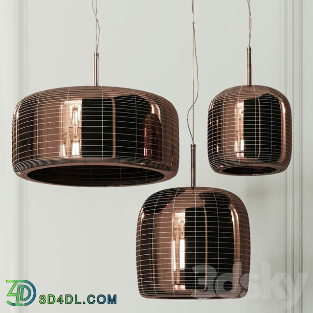 Vetreria Vistosi JUBE SP 3types Pendant light 3D Models