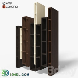 Wardrobe Display cabinets Ceccotti Skyline Bookcase 