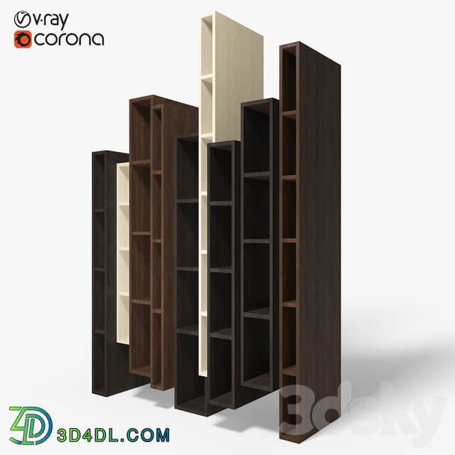 Wardrobe Display cabinets Ceccotti Skyline Bookcase