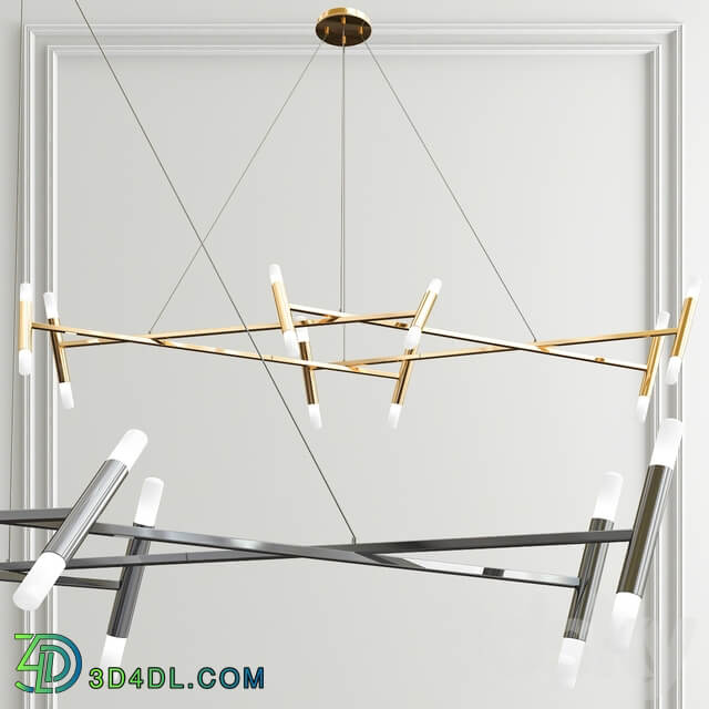 Counterpoint Diamant Ike Chandelier 3 type Pendant light 3D Models