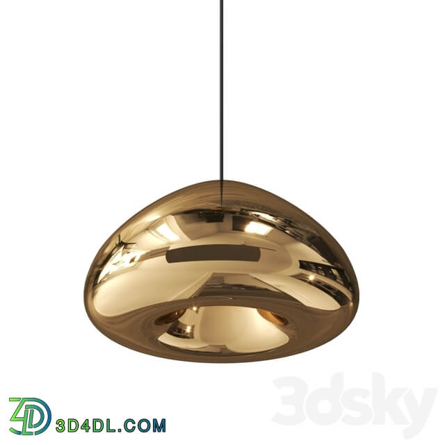 Chandelier Void Pendant Copper by Tom Dixon Light