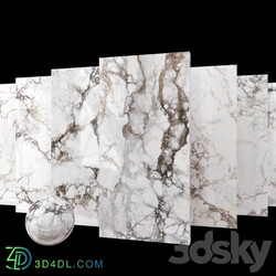 Tile Marble Set Museum Breccia Set 2 