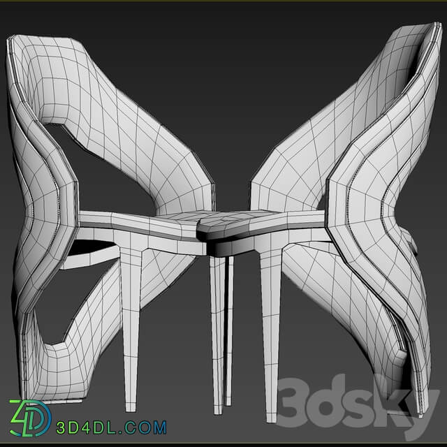 Table Chair Chair and table elve luxury