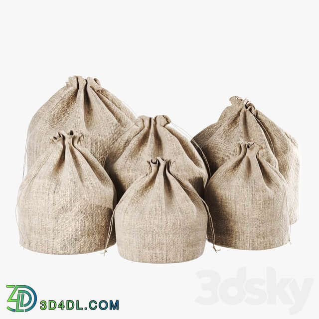 Decorative bags 3D Models