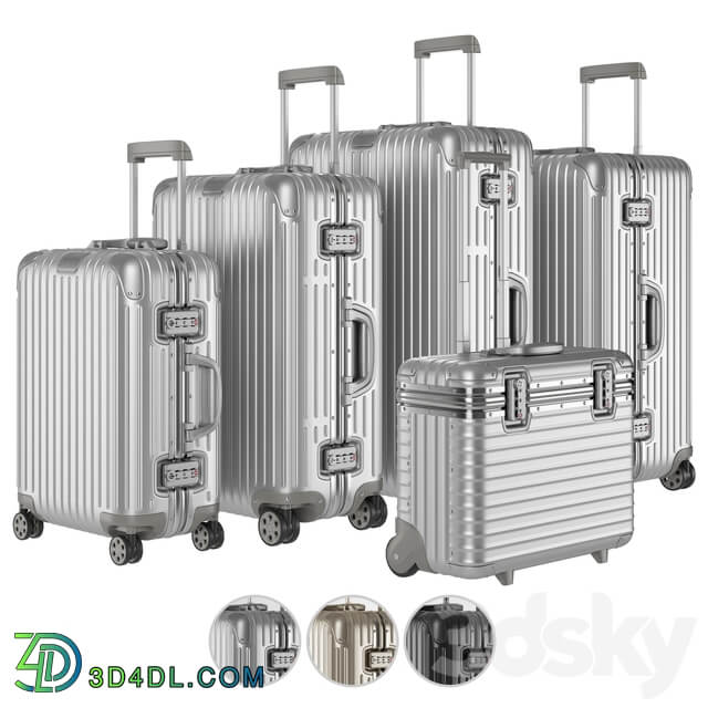 Aluminium Suitcase Rimowa Collection 3D Models