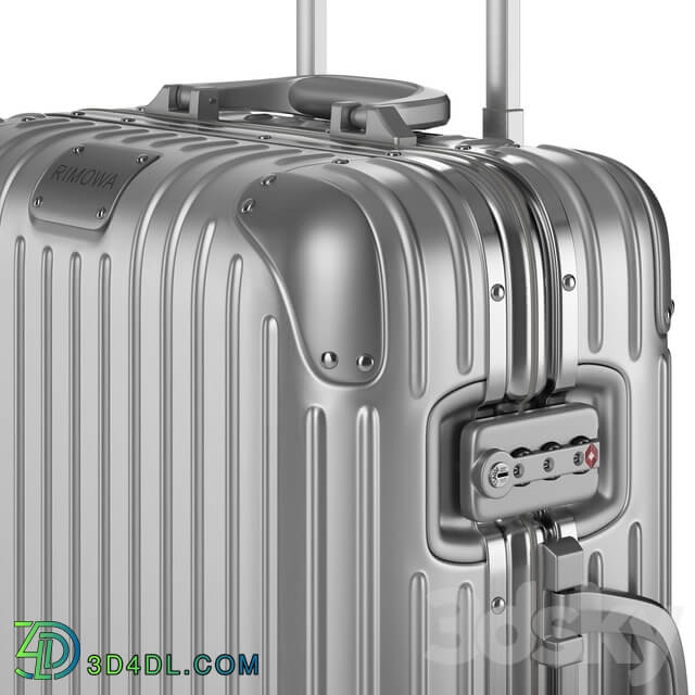 Aluminium Suitcase Rimowa Collection 3D Models