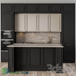 Kitchen Kitchen NeoClassic Black and Cream Set 23 