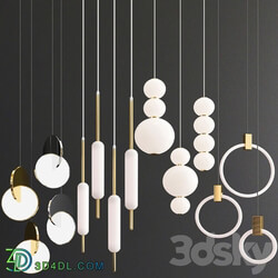 Pendant light Four pendant lamps 