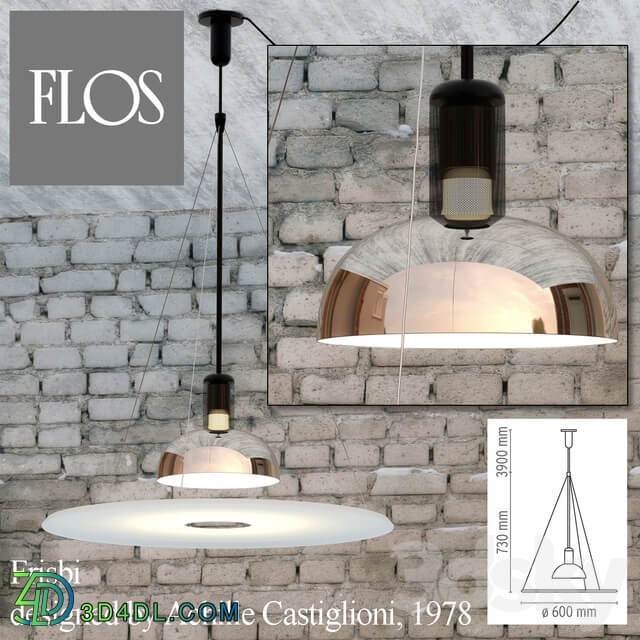 FlosFrisbi Pendant light 3D Models