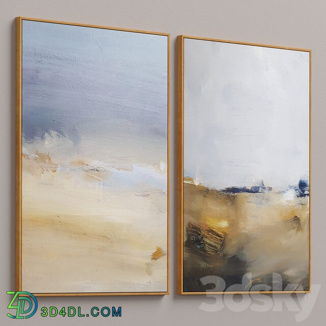 Framed Canvas C 82