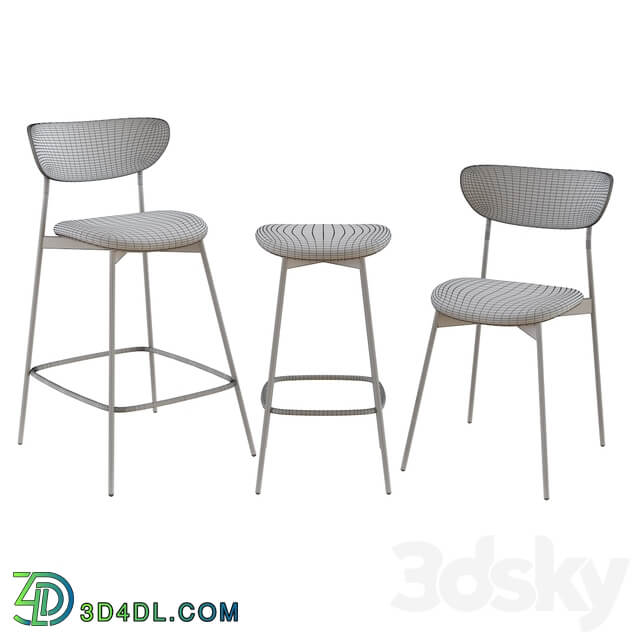 West Elm Modern Petal Bar Counter Stool