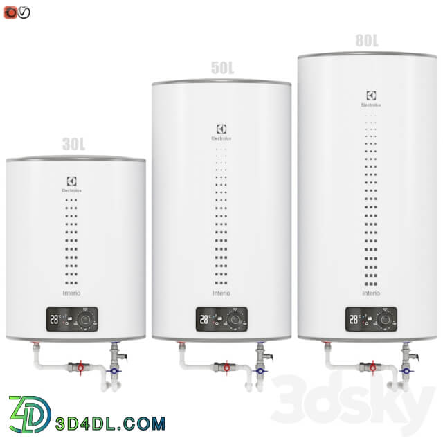 Set Water heater Electrolux EWH Interio