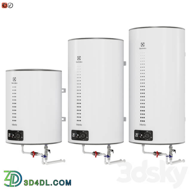 Set Water heater Electrolux EWH Interio