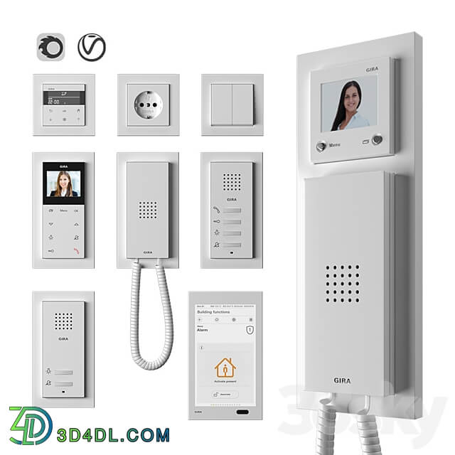 Miscellaneous Gira door communication system