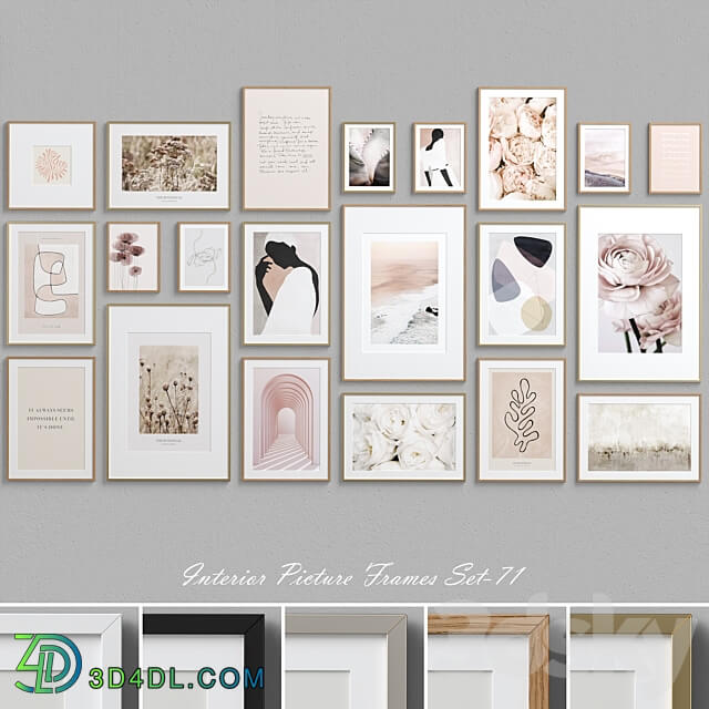 Interior Picture Frames Set 71